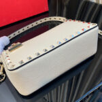 Valentino Small Rockstud Grainy Calfskin Crossbody Bag